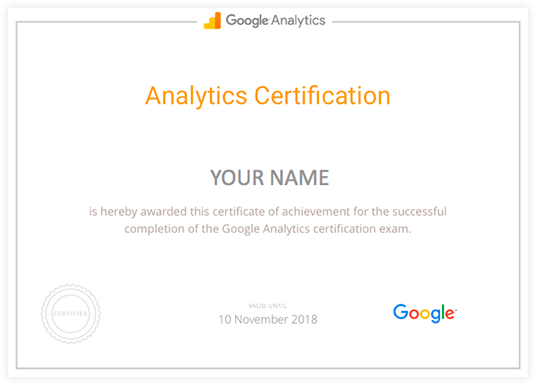 học digital marketing qua học viện Google Analytics có chứng chỉ khóa học